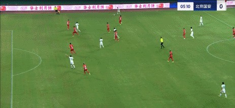 半程冠军!法比奥戴帽国安4-0梅州15轮不败